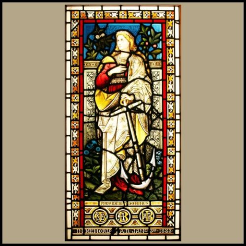 Pre-Raphaelite stained glass