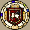 Armorial stained glass