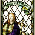 Hope & Faith stained glass