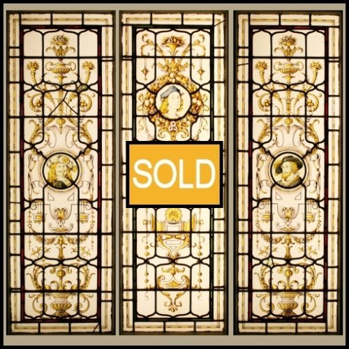 Arts & Crafts Stained Glass Window