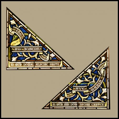 Tracery Stained Glass Panels