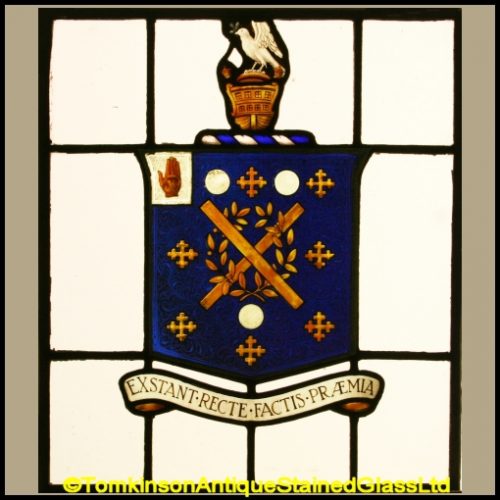 Coat of Arms Stained Glass Window