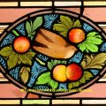 Hand Painted Victorian Stained Glass