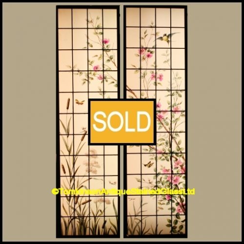 Antique French Stained Glass WIndows