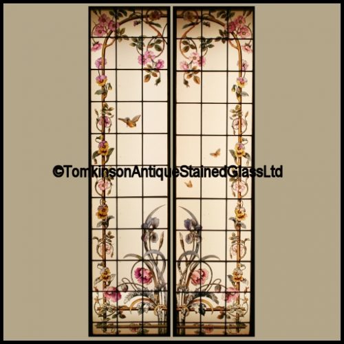 Antique French Stained Glass Windows