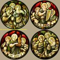 Musical Angels Stained Glass Windows