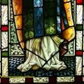Antique Angel Stained Glass Window