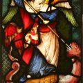 St Michael and the Dragon Stained Glass