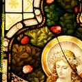 Antique Stained Glass Window by Heaton, Butler & Bayne