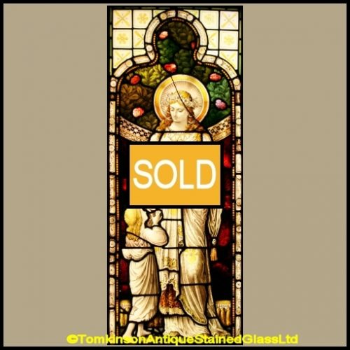 Antique Stained Glass Window