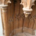 Carved Gothic Oak Alter