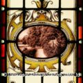 Edwardian stained glass window