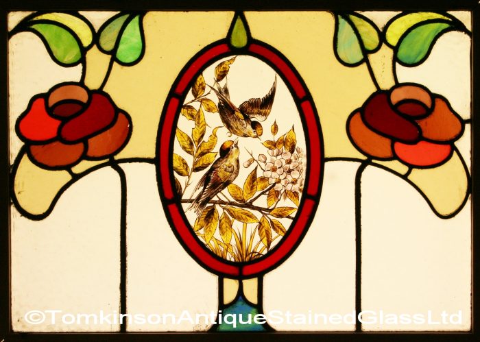 art nouveau glass
