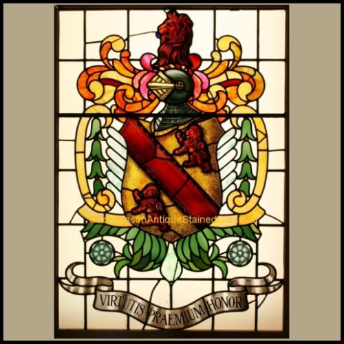 coat of arms stained glass