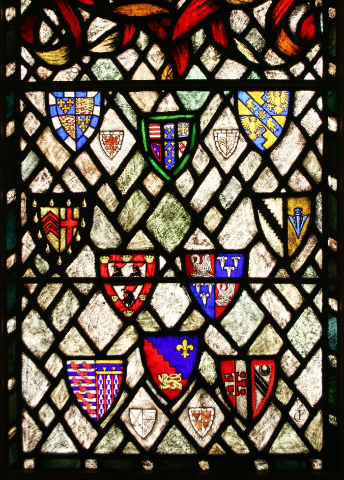 Ref: Ed311 - Edwardian Stained Glass Window - "Cambridge University Coat of Arms" - Image 7