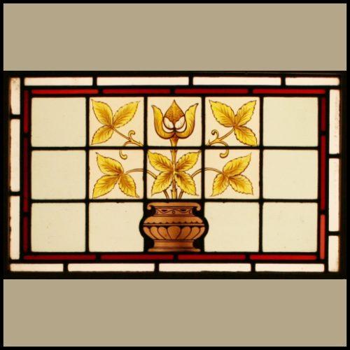 hand painted stained glass