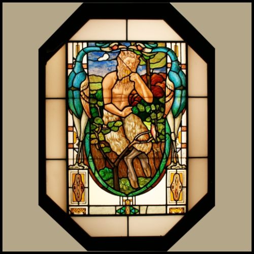 Antique stained glass