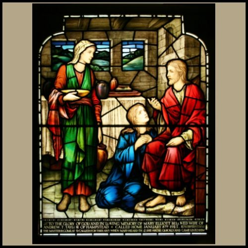 Morris & Co Stained glass window