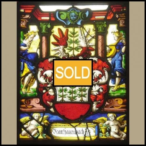 Swiss Armorial stained glass