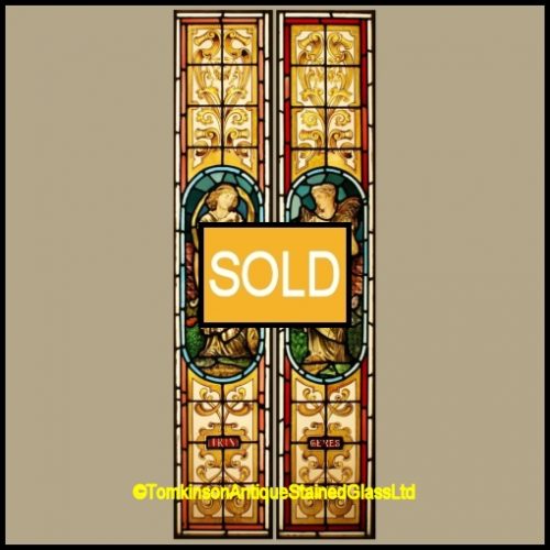 Antique Victorian Stained Glass Windows