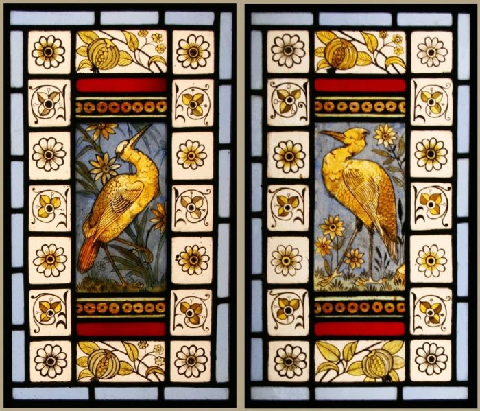 Ref: Vic495 - Antique Victorian Stained Glass Window - "Three Fold Screenl" - Image 6