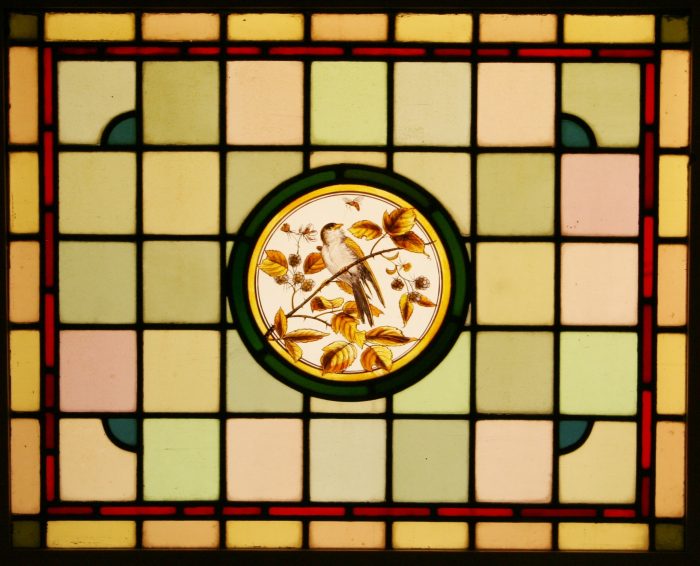 Ref: Vic499 - 6 Antique Victorian Stained Glass Windows - "Dicky Birds" - Image 10
