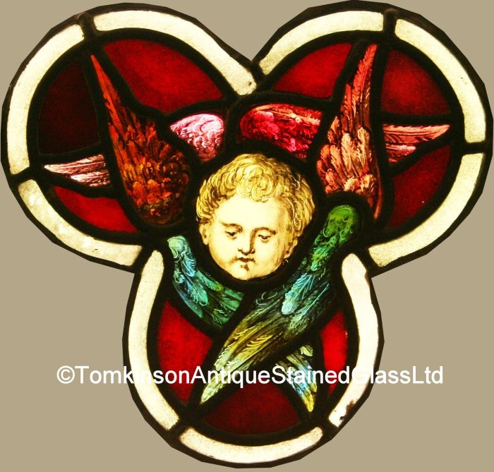 Seraphim Angels stained glass