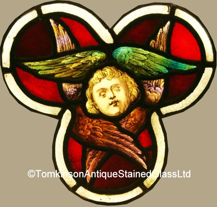 Seraphim Angels stained glass