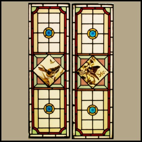 Leaded door panels