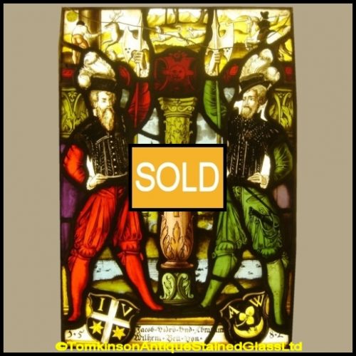 Antique Stained Glass Window