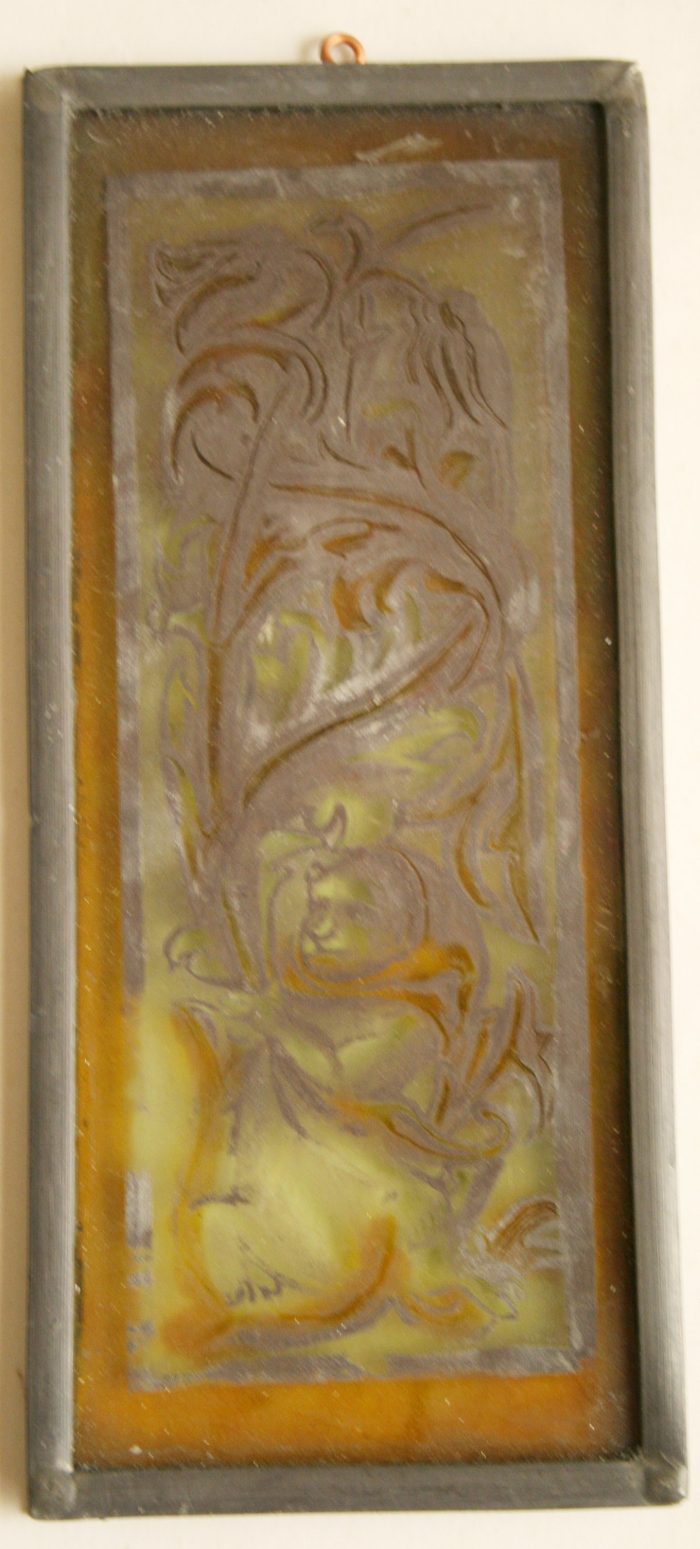 Ref: Ron300 - Roundels - Antique Stained Glass Window - "Imps" - Image 4