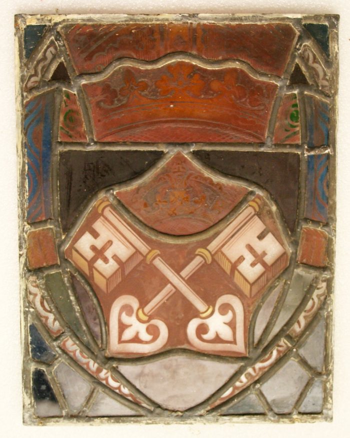 Ref: Ron377 - Roundels - 2 Antique Stained Glass Windows - "Heraldic - Coat of Arms - Armorial" - Image 4