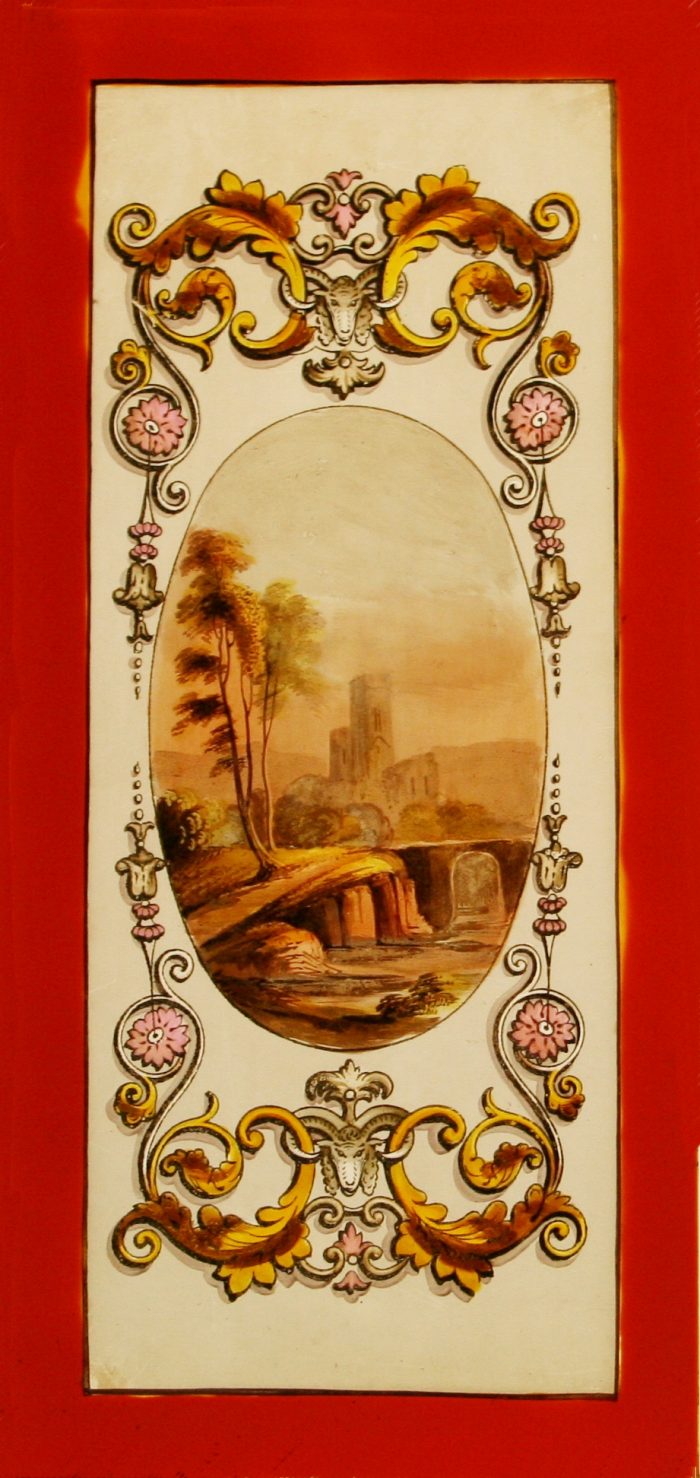 hand painted stained glass