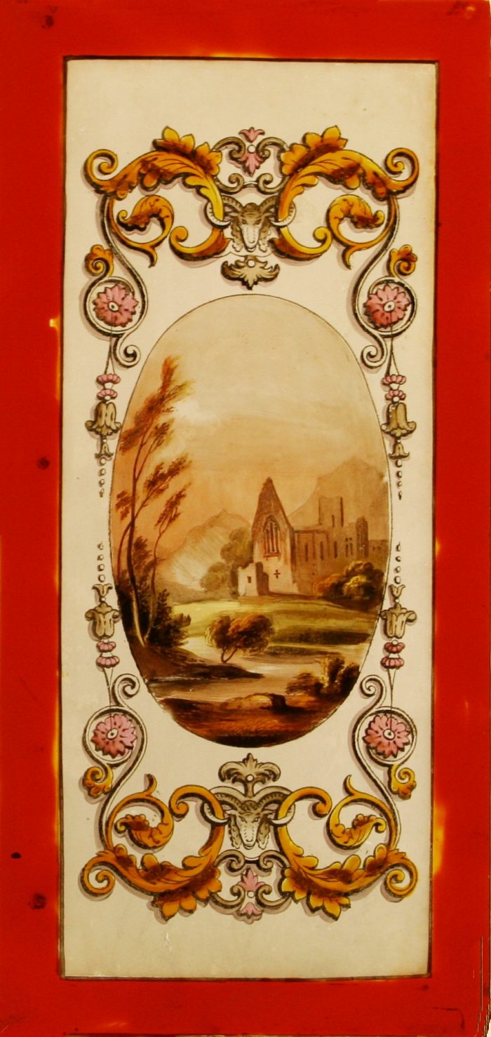 hand painted stained glass