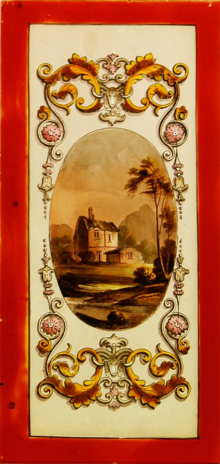 hand painted stained glass