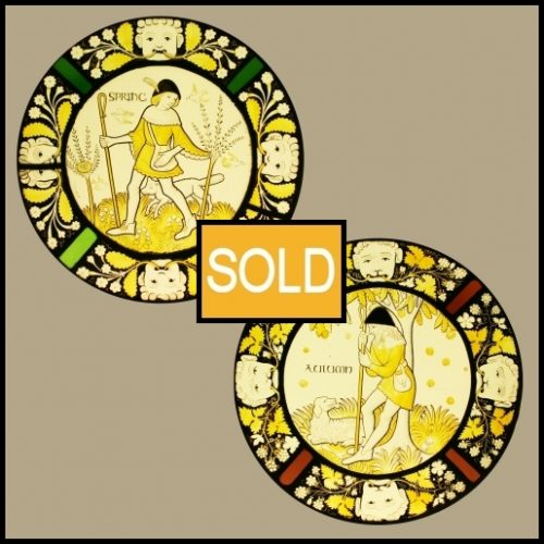 Antique Roundels Stained Glass