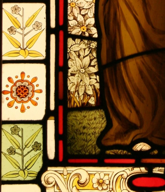 Ref: Vic528 - Victorian Stained Glass Window - "Lady of Shallot" - Image 4