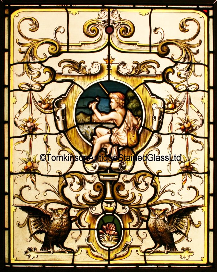 Ref: Vic529 - Pair Victorian Stained Glass Windows - Arts & Crafts - Image 6