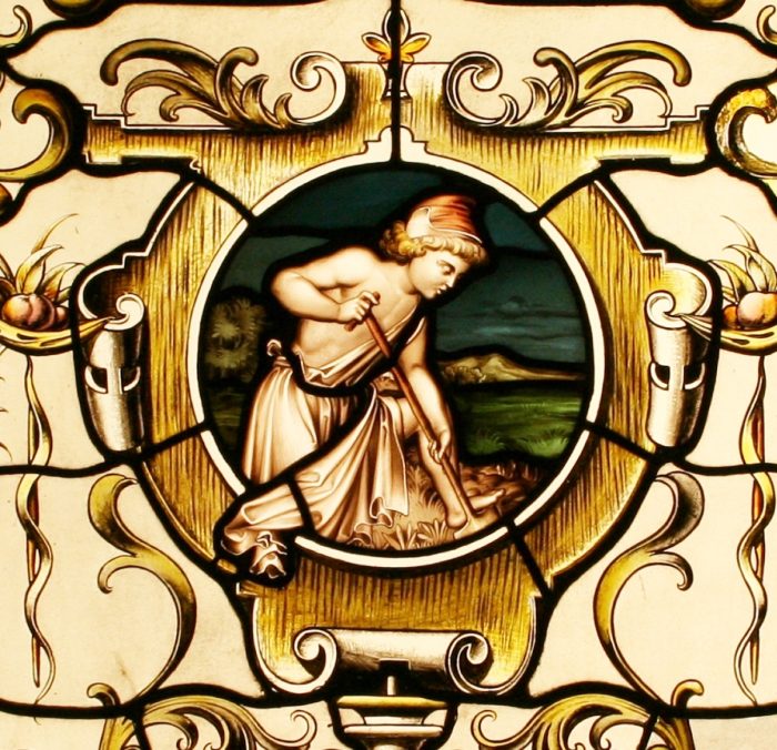Swaine Bourne stained glass