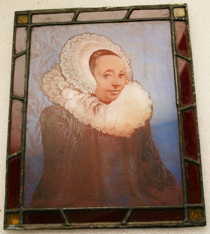 Hand painted glass