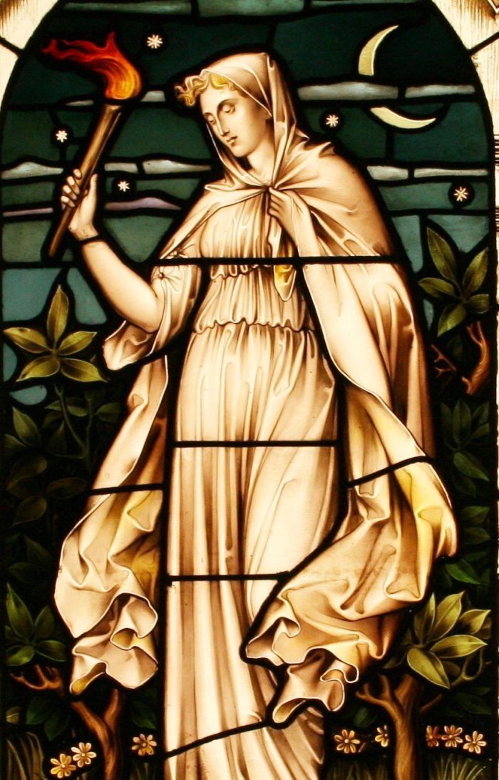 Pre-Raphaelite stained glass