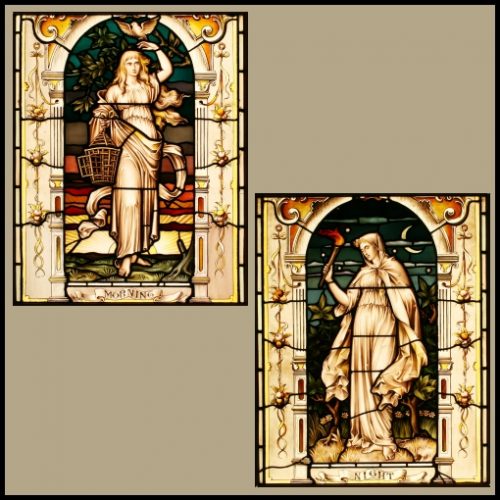 Pre-Raphaelite stained glass