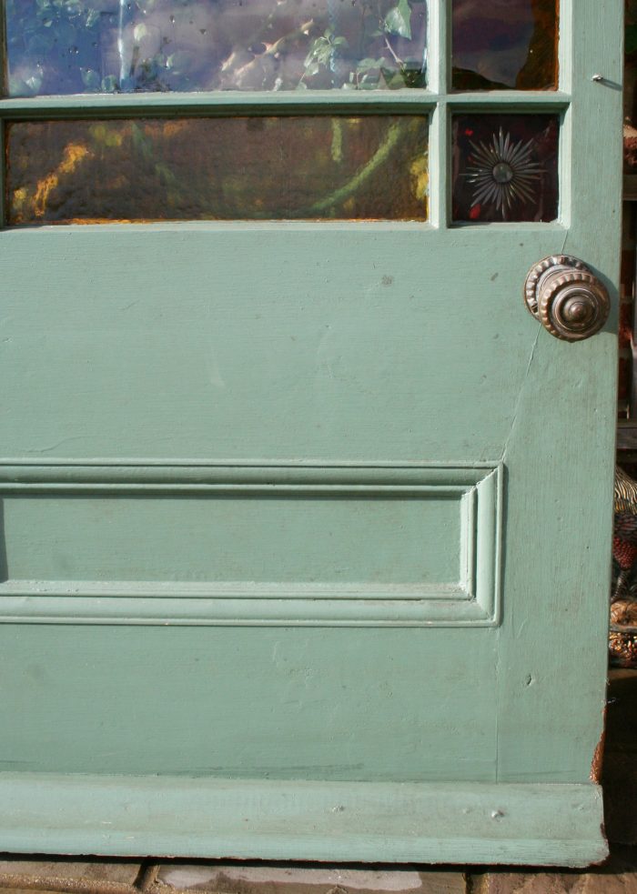 Pine glazed door