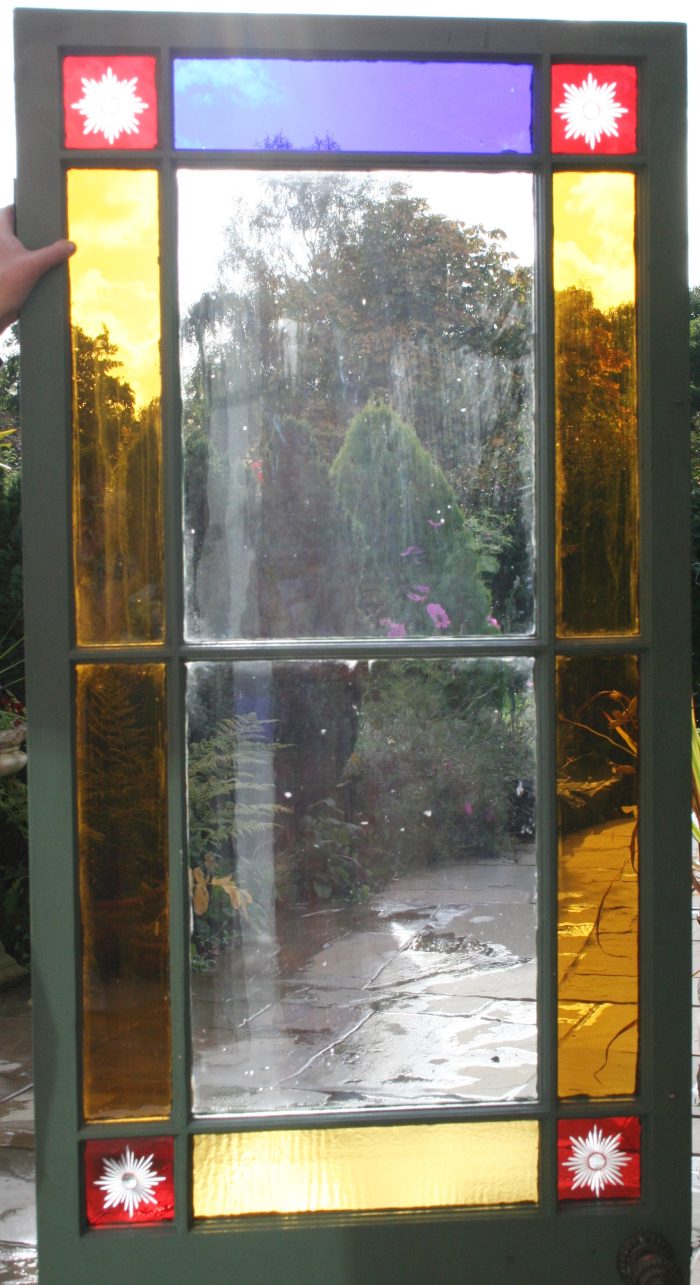 coloured flash glass