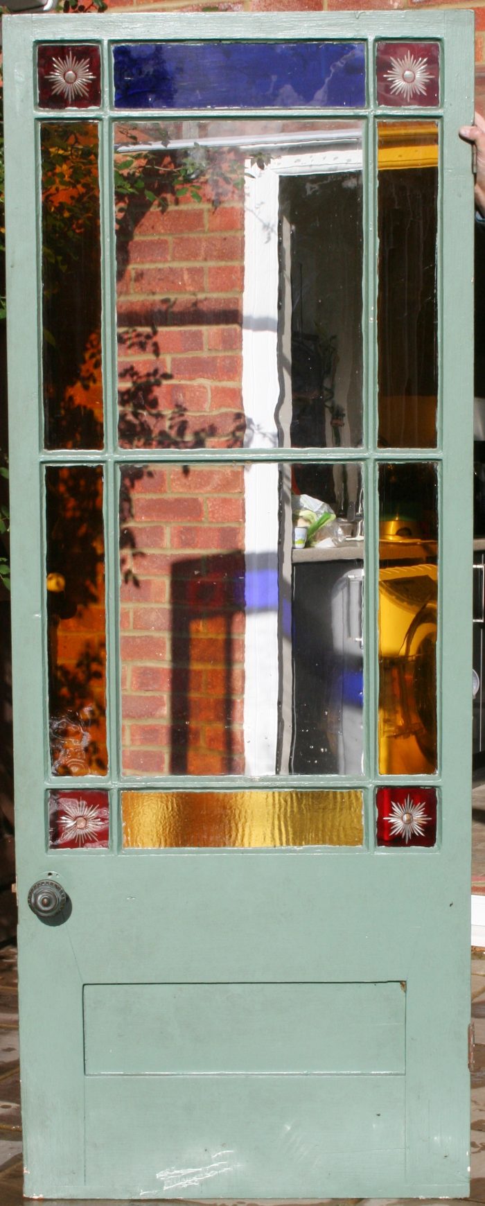 victorian stained glass door