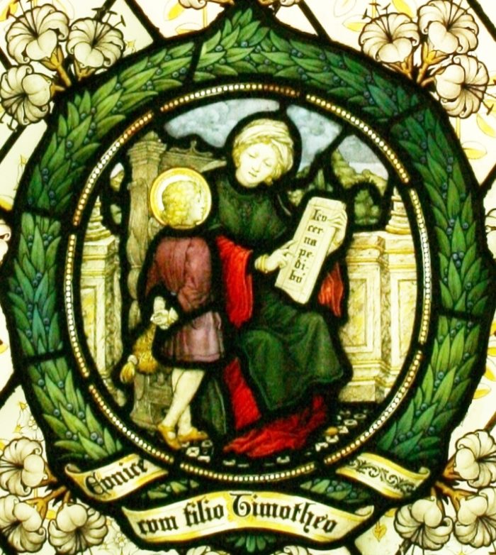 Ref: Rel319 - 2 Antique Religious Church Stained Glass Windows - "Lancet Windows" - Image 4