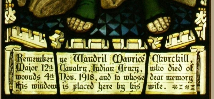 Ref: Rel320 - Antique Religious Church Stained Glass Window  - "Youthful David" - Image 5
