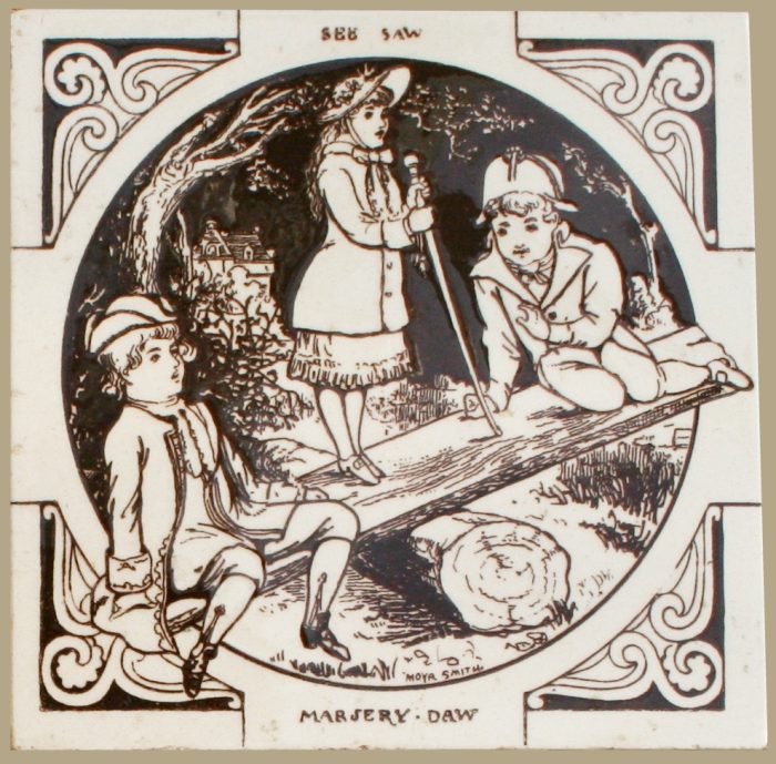 See Saw Margery Daw - John Moyr Smith tiles