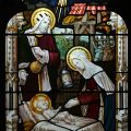 Nativity stained glass