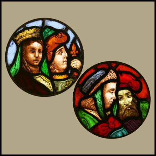 Antique Stained Glass Window